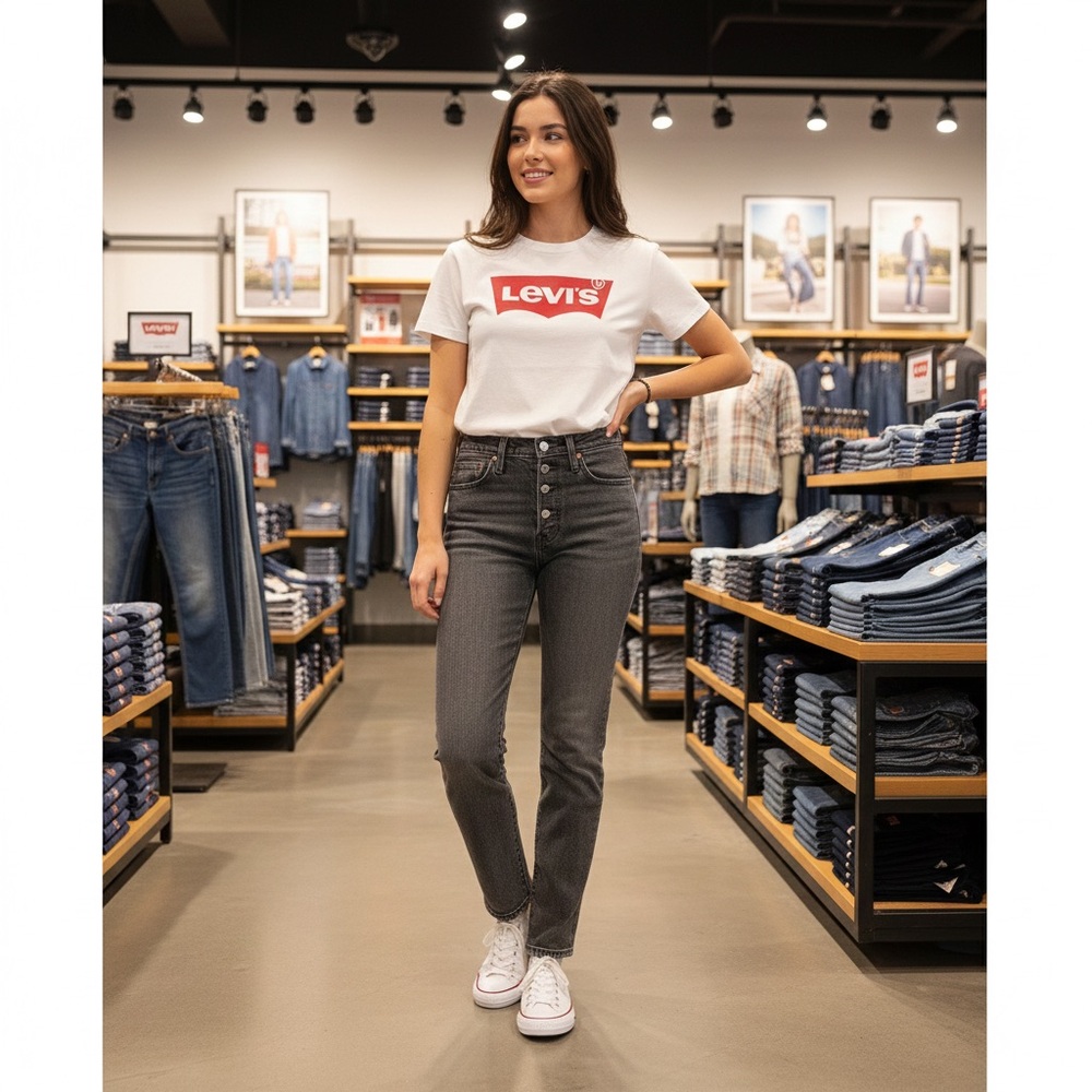 Levi's Women's High Rise Black Jeans